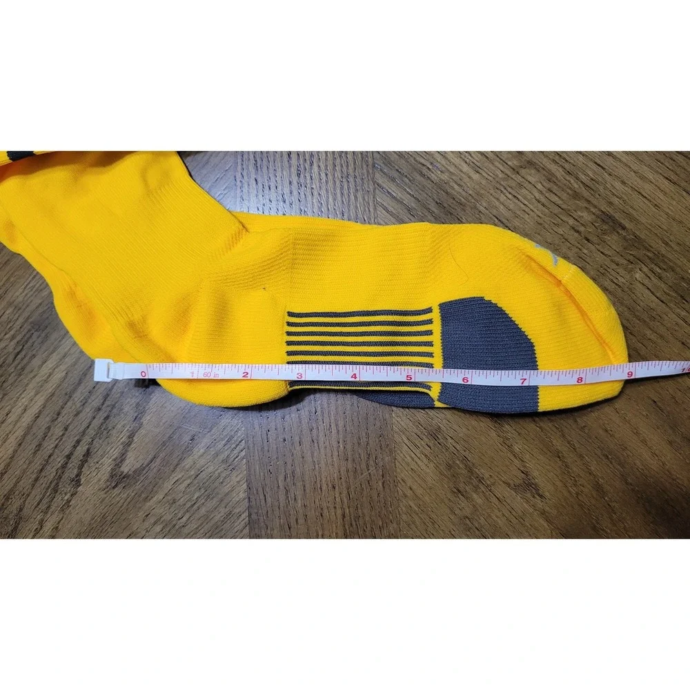 Stance Orange & TCK Yellow Striped Athletic Over The Calf Socks Bundle 2 Pairs